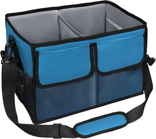 Miniatura 8 de Organizador grande para parrilla con soporte para toallas de papel, organizador de barbacoa para utensilios, condimentos, organizador de picnic