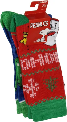 Miniatura 2 de Cacahuetes Snoopy Holiday 2 Pack de calcetines adultos