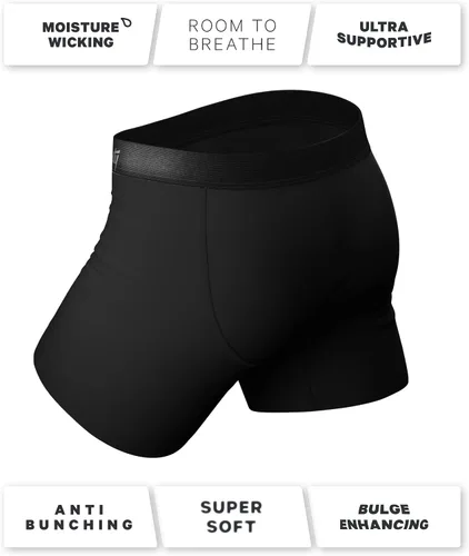 Miniatura 4 de Shinesty Ball Hammock calzoncillos tipo bóxer con suspensor para hombre, ropa interior de micromodal con bragueta