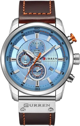 Miniatura 9 de Fanmis Reloj de pulsera deportivo de hombre tipo militar, analógico de cuarzo con cronógrafo, clásico, casual, para negocios y vestir, resistente al