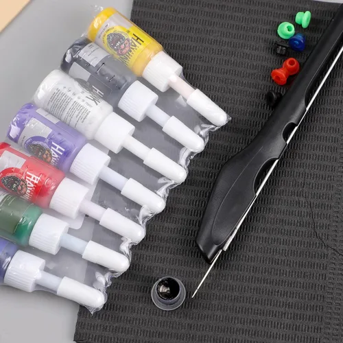 Miniatura 4 de HAWINK Kit de tatuaje Kit de bolígrafo de tatuaje Poke a Stick Kit de herramientas de mano de tatuaje con 7 tintas 20 agujas PCS GK-HW803TN01-1