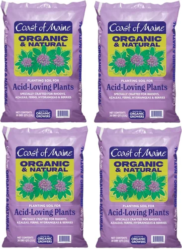 Miniatura 5 de Coast of Maine Suelo de plantación orgánico y natural para plantas amantes de los ácidos, azalea, rododendro y bayas, suelo de siembra premium