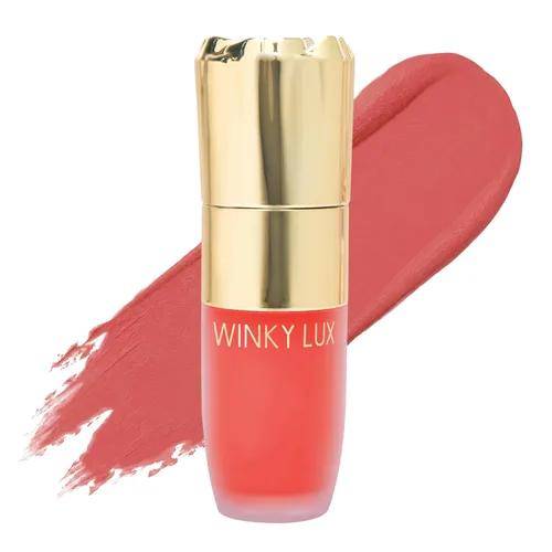 Miniatura 16 de Winky Lux Cheeky Rose Liquid Sculpt - Bronceador líquido sin peso de alto pigmento y contorno, mezclable sin esfuerzo, acabado de terciopelo ligero
