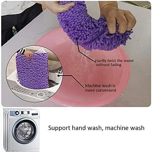 Miniatura 5 de JYDQM Tapete de baño grueso con memoria para inodoro, bañera, sala de estar, puerta, baño, absorbente, tapete antideslizante para el suelo del pie