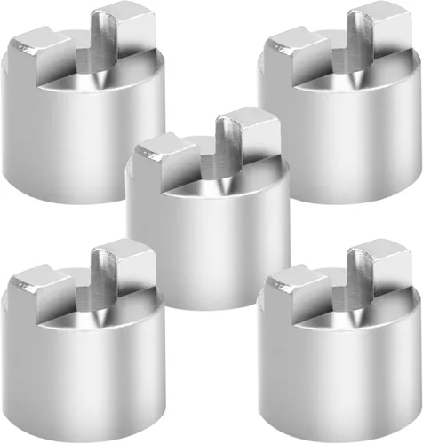 Miniatura 3 de ShareGoo - Paquete de 6 conectores de latón a control remoto para perros, horquilla de remo de 0.125 in/0.157 in/0.197 in/0.250 in para accesorios