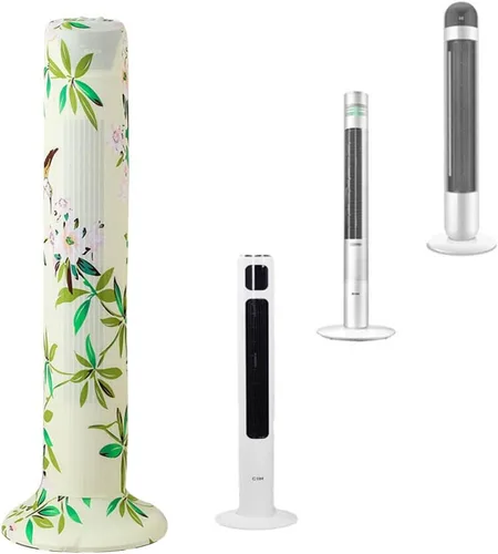 Miniatura 10 de VIOKKO Cubierta para ventilador de torre a prueba de polvo, funda de torre lavable a prueba de polvo, cubierta protectora para ventilador de torre