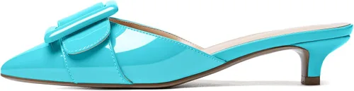 Miniatura 2 de Eldof Sandalias de tacón bajo para mujer, zapatos de tacón bajo con punta puntiaguda, zapatos de tacón bajo sin cordones para vestir, boda, zapatos