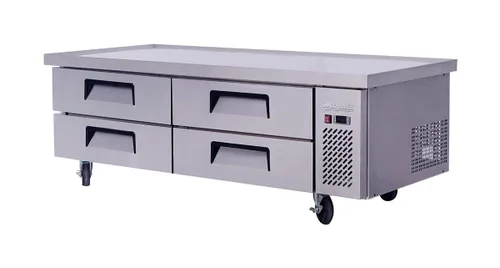 Migali C-CB72-76-HC Base de chef refrigerada de 72 ″ de ancho con tapa extendida de 76 pulgadas