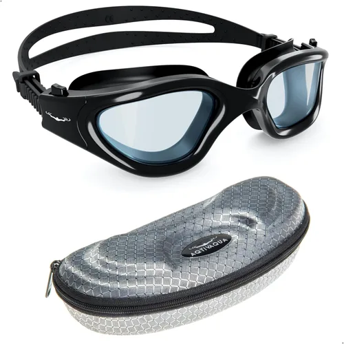 Miniatura 2 de AqtivAqua DX - Gafas de natación con visión amplia para adultos, hombres y mujeres, antiempañamiento y sin fugas