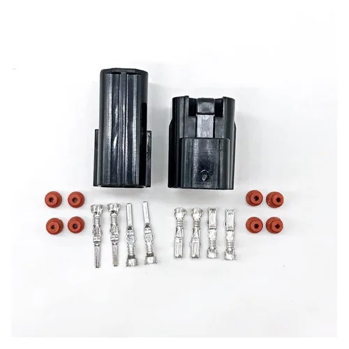 Miniatura 4 de Milkweed Multiuso 5Set 4 Pin hembra macho automotriz eléctrico impermeable Denso conector 174257-2 174259-2 apto para Mazda 626 98-00 sensor