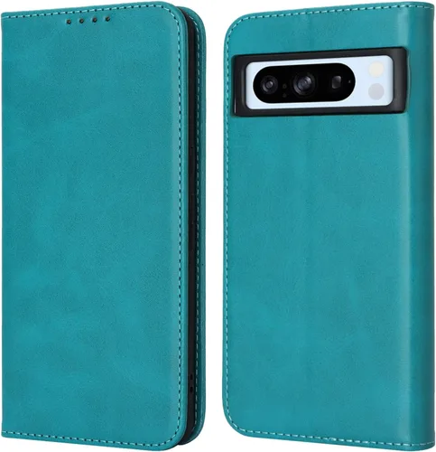 Miniatura 20 de Havaya Funda tipo cartera para Google Pixel 6 Pro con tarjetero para Pixel 6 Pro 5G, funda abatible con ranuras para tarjetas de crédito, piel