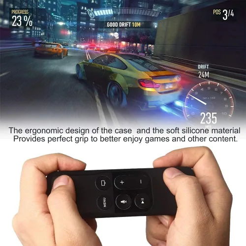 Miniatura 5 de Funda compatible con Apple TV 4K/4ª generación Remoto Peso Ligero Antigolpes Cubierta de Silicona para Controlador para Apple TV Siri Remote