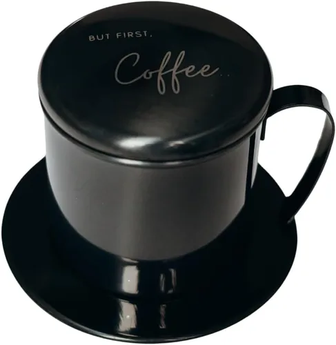 Phuong Hoang Filtro de café vietnamita | Cámara de acero inoxidable prémium para café vietnamita audaz y rico | Fabricado en Vietnam (8 onzas)