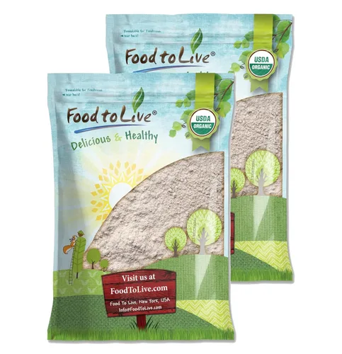 Miniatura 9 de Food to Live Mezcla de harina de trigo sarraceno de grano entero, 1 libra, una mezcla personalizada de harina de trigo sarraceno y harina de avena