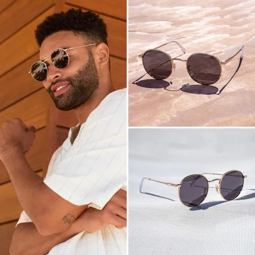 Miniatura 10 de Wearme Pro, modernos lentes de sol con lente redondo reflectante