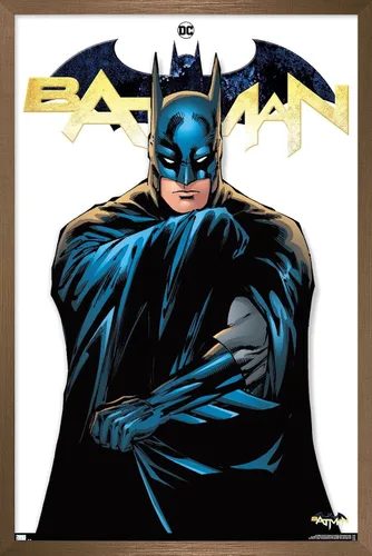 Miniatura 14 de Trends International DC Comics Batman Feature Series - Póster de pared, 22.4 pulgadas de largo x 14.7 W, versión enmarcada de madera de granero