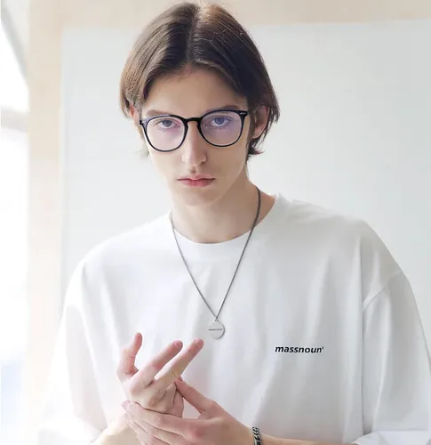 Miniatura 3 de Henotin - Paquete de 6 lentes de lectura para hombres y mujeres, con bloqueo de luz azul, elegantes, para computadora, con estuche de cuero Mezcla