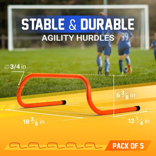 Miniatura 2 de Yes4All Agility Speed Training Agility - Paquete de 5 unidades - Equipo de entrenamiento de velocidad y agilidad para fútbol, baloncesto, fútbol, A.
