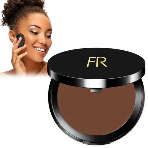 Miniatura 19 de Flori Roberts - Base de maquillaje de crema a polvo, cobertura completa para mujeres de color o tonos de piel más profundos, maquillaje de larga
