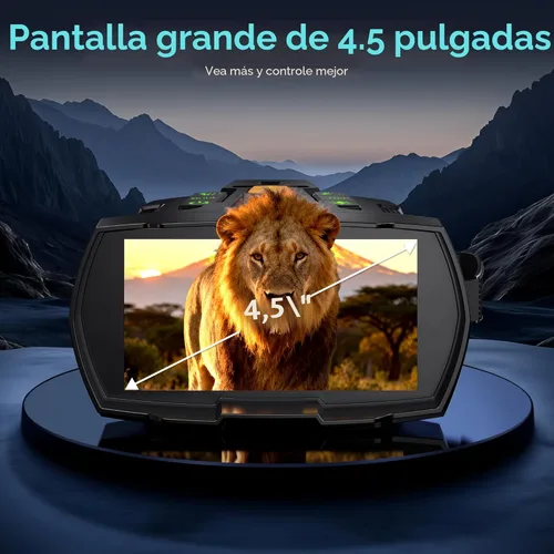 Miniatura 3 de Gafas de visión nocturna 4K para adultos: dispositivo digital de visión nocturna digital de pantalla grande de 4.5 pulgadas con batería de 5000 mAh