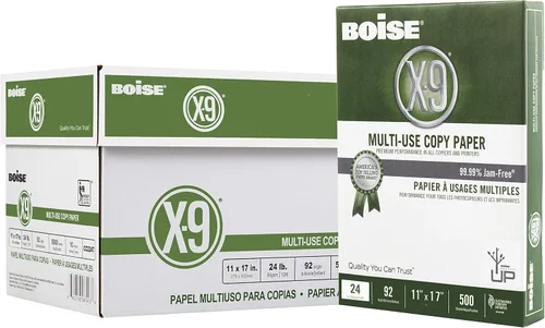 Miniatura 12 de Boise Paper X-9 - Papel de copia multiusos – Sin resma (2000 hojas) Carta de 8.5 x 11 pulgadas SPLOX (caja de fácil transporte) 92 blanco