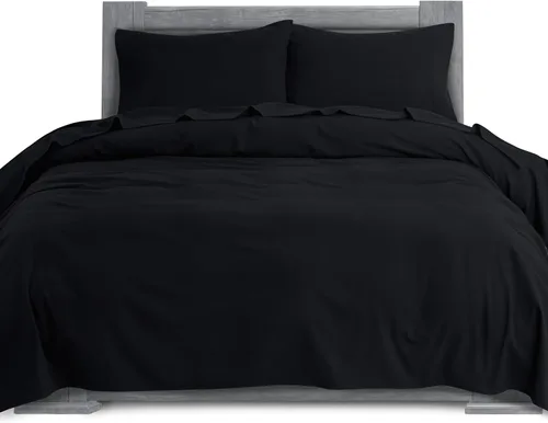 Miniatura 26 de Elegant Comfort Juego de sábanas suaves de franela de 100 % algodón turco, 4 piezas, calidad premium, sábana bajera con bolsillo profundo, ultra