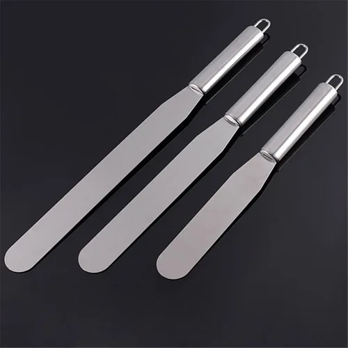 Miniatura 4 de ECYC Espátulas rectas de 6 pulgadas para glaseado de acero inoxidable cuchillo de mantequilla pastel crema esparcidor fondant herramienta