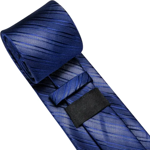 Miniatura 226 de Dubulle Corbata tejida de cachemira para hombre y gemelos de pañuelo para hombre, conjunto de gemelos para boda formal y negocios