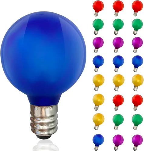Miniatura 16 de Bombillas de Repuesto LED Edison ST40, 10 Bombillas de Luz Transparentes de 0.6 Vatios, Bombillas LED para Cadena de Luces, Bombillas de Repuesto