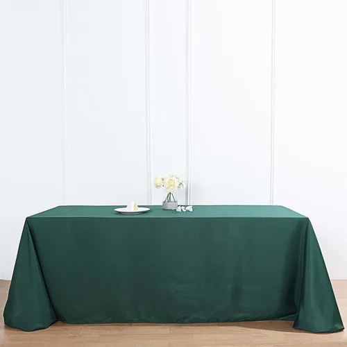 Miniatura 75 de Efavormart - Mantel redondo de poliéster de 108 pulgadas, 108 pulgadas, para bodas, fiestas, banquetes, restaurantes, color verde manzana