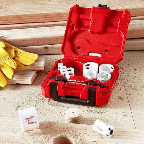 Miniatura 2 de Milwaukee 49-22-4025 Kit de Sierra de Corona de Uso General de 13 Piezas Hole Dozer
