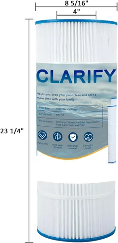 Miniatura 4 de CLARIFY Filtro de repuesto para piscina compatible con PA120, C1200, CX1200RE, Filbur FC-1293, Ultra-B2, Waterway Clearwater II, Pro Clean 125