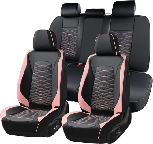 Miniatura 38 de FLORICH Fundas de asiento delantero de automóvil, fundas de asiento de cuero para automóviles, protector de asiento de automóvil, impermeable