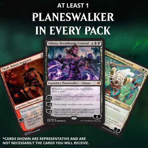 Miniatura 3 de MTG Magic Juegos de barajas de The Gathering, War of The Spark, ambas son barajas de Planeswalker