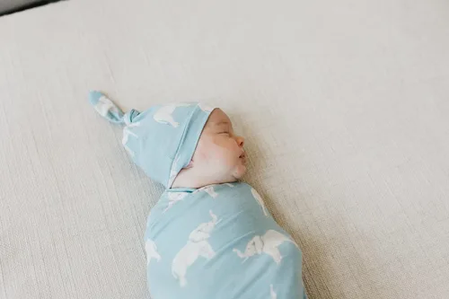 Miniatura 5 de Copper Pearl Baby Beanie Hat Top Knot