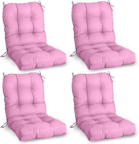 Miniatura 34 de EAGLE PEAK Cojín Acolchado para Silla de Exterior/Interior para Asiento/Respaldo, Juego de 1, 42'' x 21'', Azul Claro