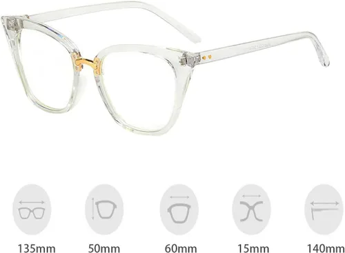 Miniatura 3 de Gafas de miopía para mujer con marco elegante -0.50 a -4.00