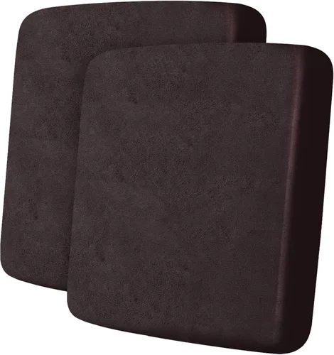 Miniatura 37 de ANARACHON Fundas de cojín de sofá con aspecto de cuero, juego de fundas de asiento de sofá, protector de muebles para sillón seccional, sofá biplaza