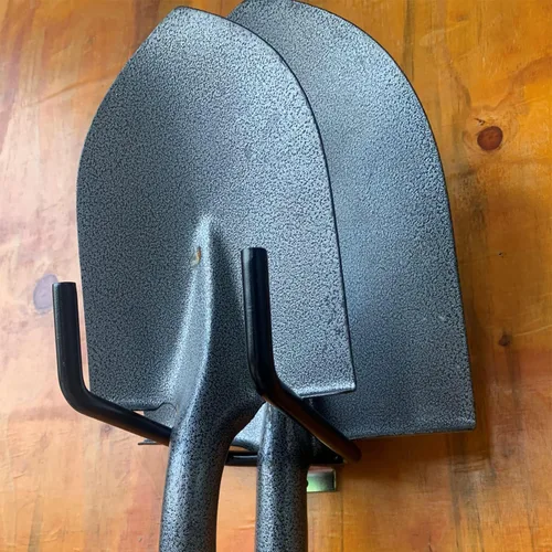 Miniatura 6 de E-Track - Paquete de 2 ganchos para pala resistentes para almacenar herramientas de mango largo, herramienta de acero grande, gancho doble en J, 6.0