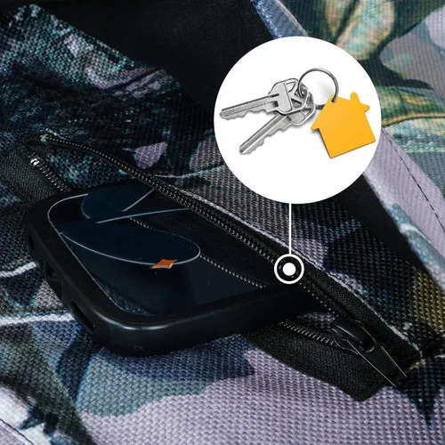 Miniatura 3 de Bolsa de esterilla de yoga impresa a la moda con bolsillo lateral grande y bolsillo con cremallera, bolsa larga de yoga que se adapta a la mayoría