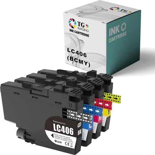 406 Reemplazo para cartucho de tinta compatible LC406 LC 406 XL (BCYM) Reemplazo para impresora de inyección de tinta todo en uno Brother