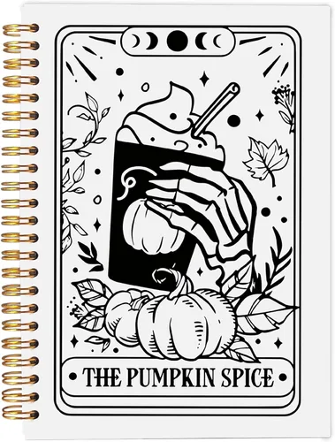 Miniatura 20 de Cuaderno gótico en espiral, diario gótico para parejas, cuaderno gótico para mujeres y hombres escritura, cuaderno de espiral para parejas de 8.3 x