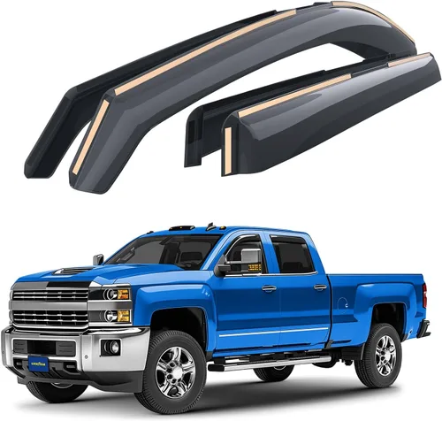 Miniatura 12 de Goodyear - Deflectores de ventana inastillables de canal para Ford Escape 2020-2026, protectores para la lluvia, viseras para la ventana del auto