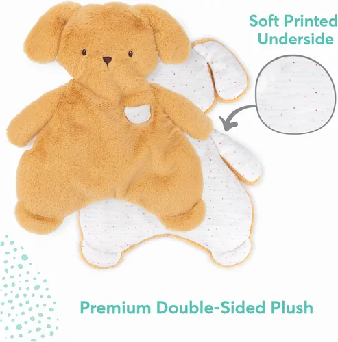 Miniatura 2 de GUND Baby Oh So Snuggly Puppy Lovey, manta de felpa suave de primera calidad para bebés y recién nacidos, color amarillo caramelo Manta para recién