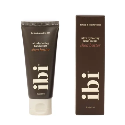 IBI Crema de manos hidratante ultra hidratante para piel seca y sensible, manteca de karité tubo de 2 onzas (2.0 fl oz, 1 unidad)
