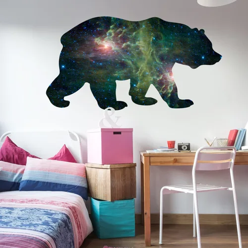 Miniatura 2 de Vinilo decorativo para pared, diseño de oso