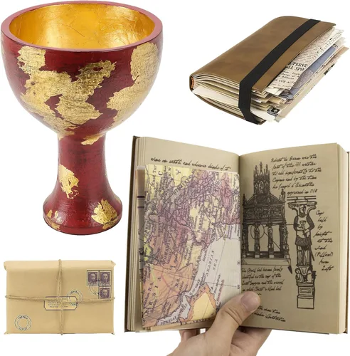 Diario del Grial Diario Indiana, Diario del Grial de Indiana, Artesanía de la Copa del Santo Grial de Indiana