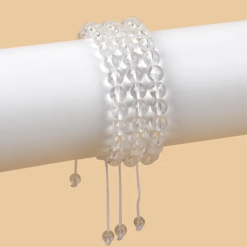 Miniatura 49 de AD Beads Pulseras de piedras preciosas unisex de 0.315 pulgadas (0.315 in), macramé curativo ajustable de 7 a 9 pulgadas Usa esta pulsera