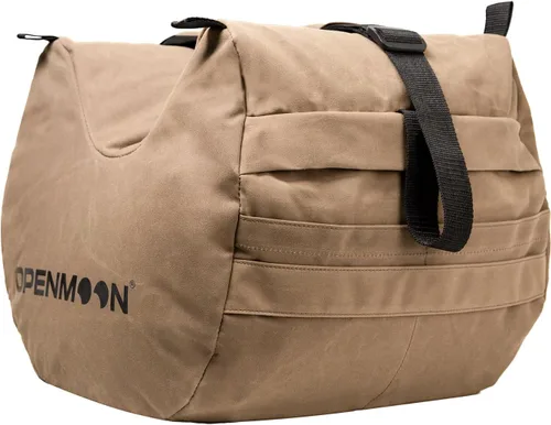 Miniatura 4 de OPENMOON Soporte para cámara Saddlebags Material resistente a salpicaduras Lona (marrón, L)