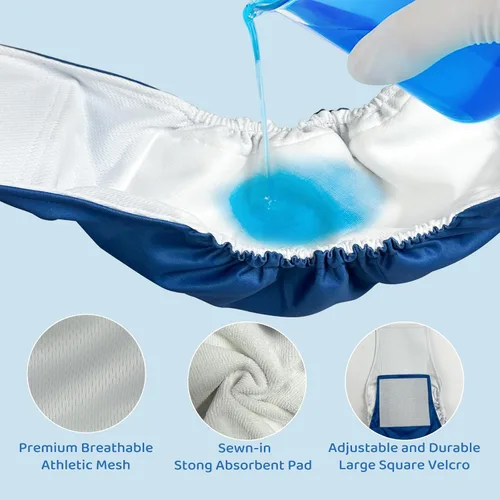 Miniatura 3 de Envolturas reutilizables para cachorros machos de tamaño pequeño, banda para el vientre de alta absorción para perros machos, banda para el vientre